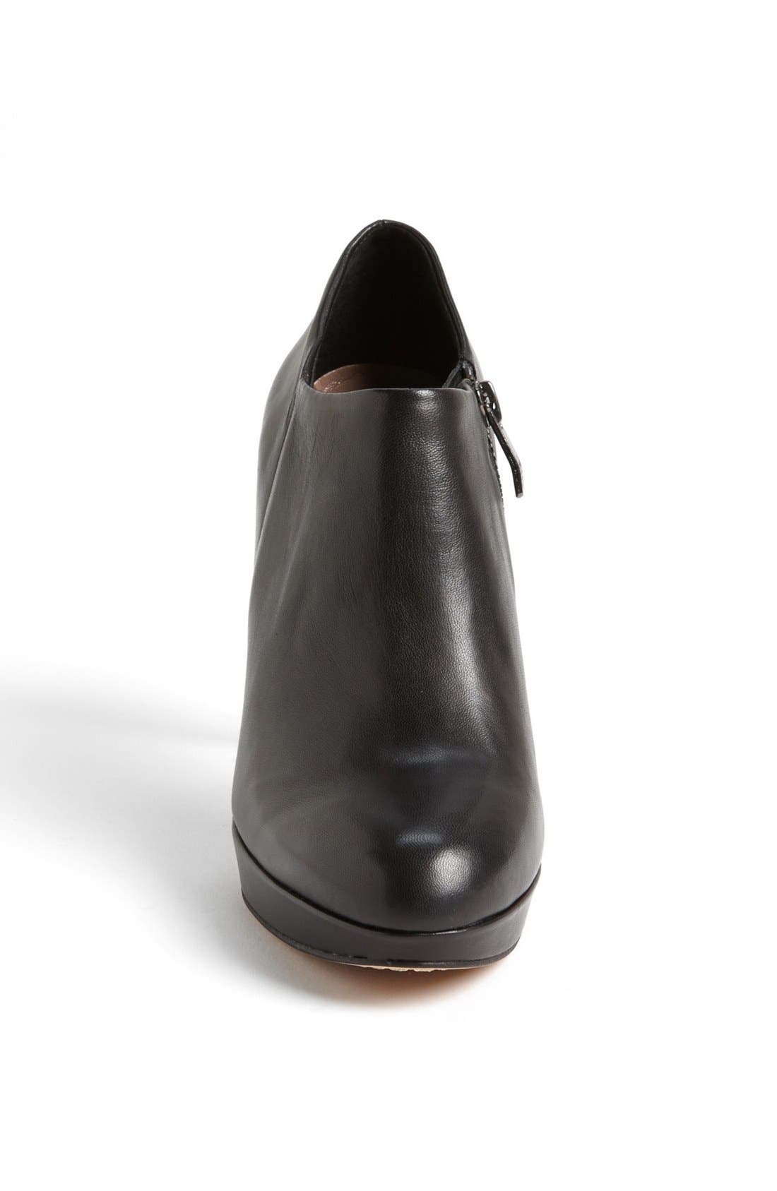 'Elvin' Bootie, Alternate, color, BLACK NAPPA