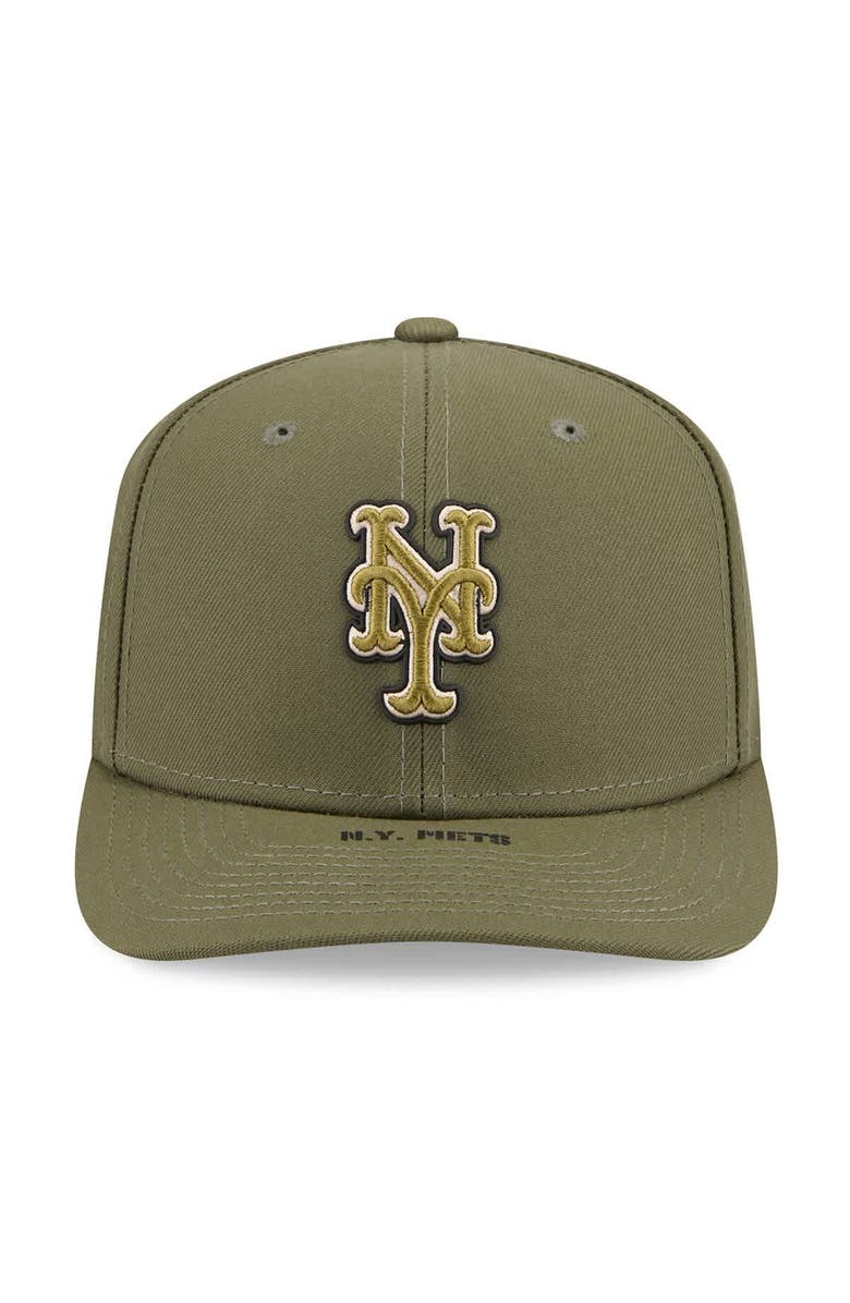 New Era Men's New Era  Olive New York Mets 2026 Armed Forces Day 9SEVENTY Adjustable Hat, Alternate, color, Olive