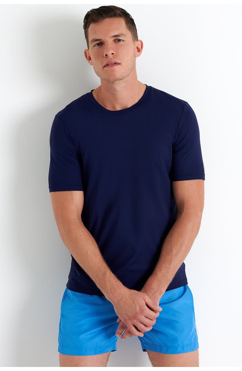 SHAN Microfiber crew neck t-shirt, Alternate, color, 