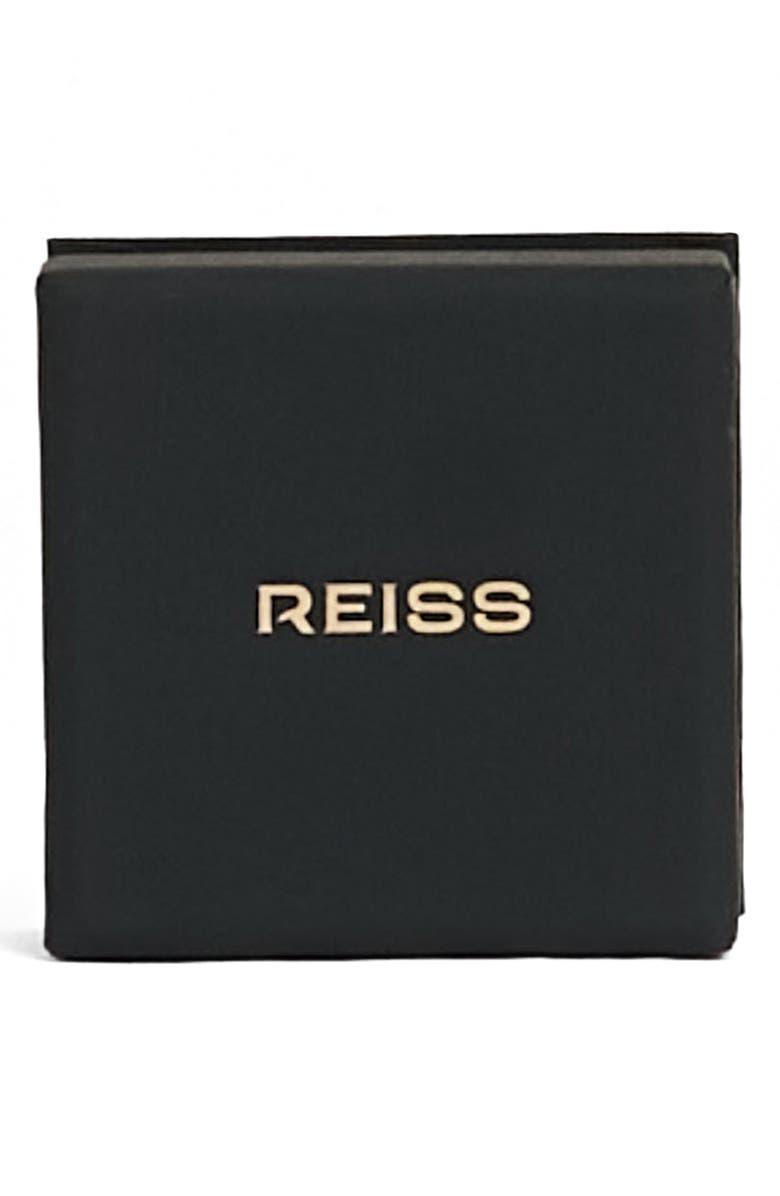 Reiss Molly Molten Hoop Earrings, Alternate, color, Gold Tone