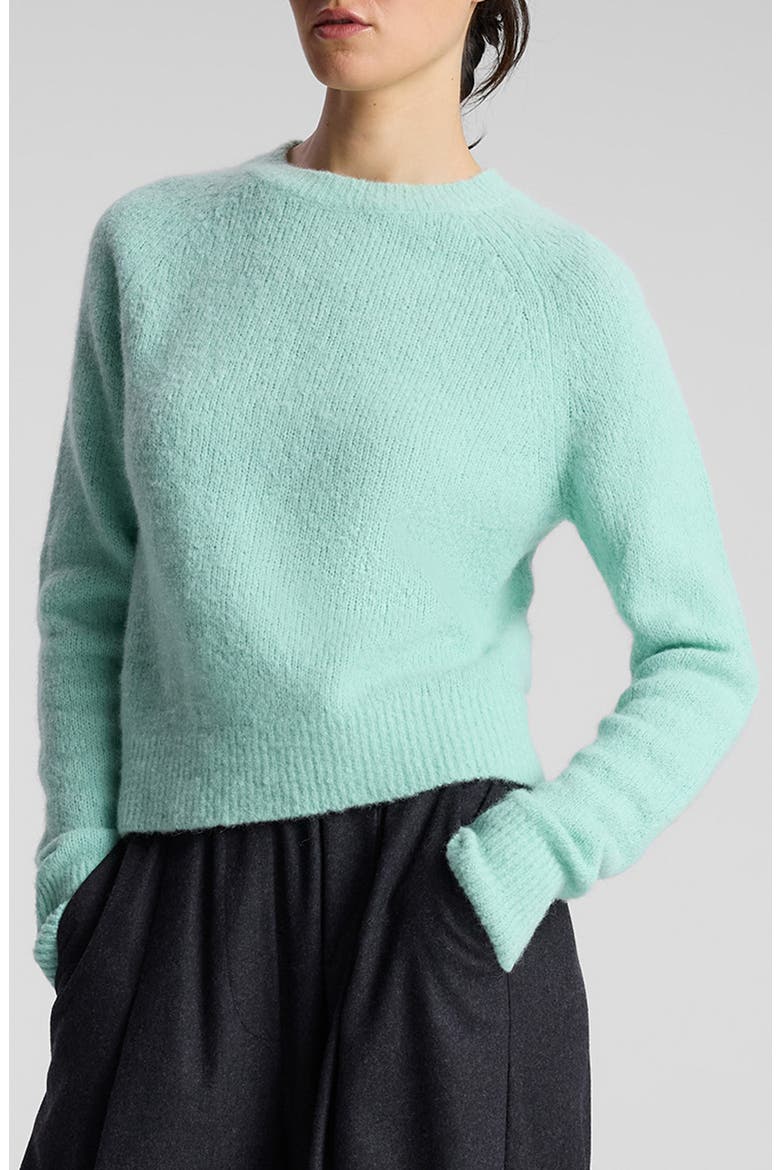 Frankie Alpaca Blend Sweater, Alternate, color, SPEARMINT