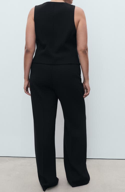 Mango Iguana Straight Leg Pants In Multi