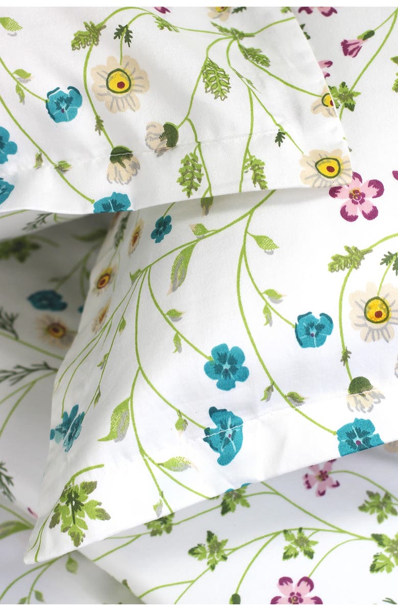 MELANGE HOME 400 Thread Count 3-Piece Cotton Wildflower Duvet Set, Alternate, color, Multi