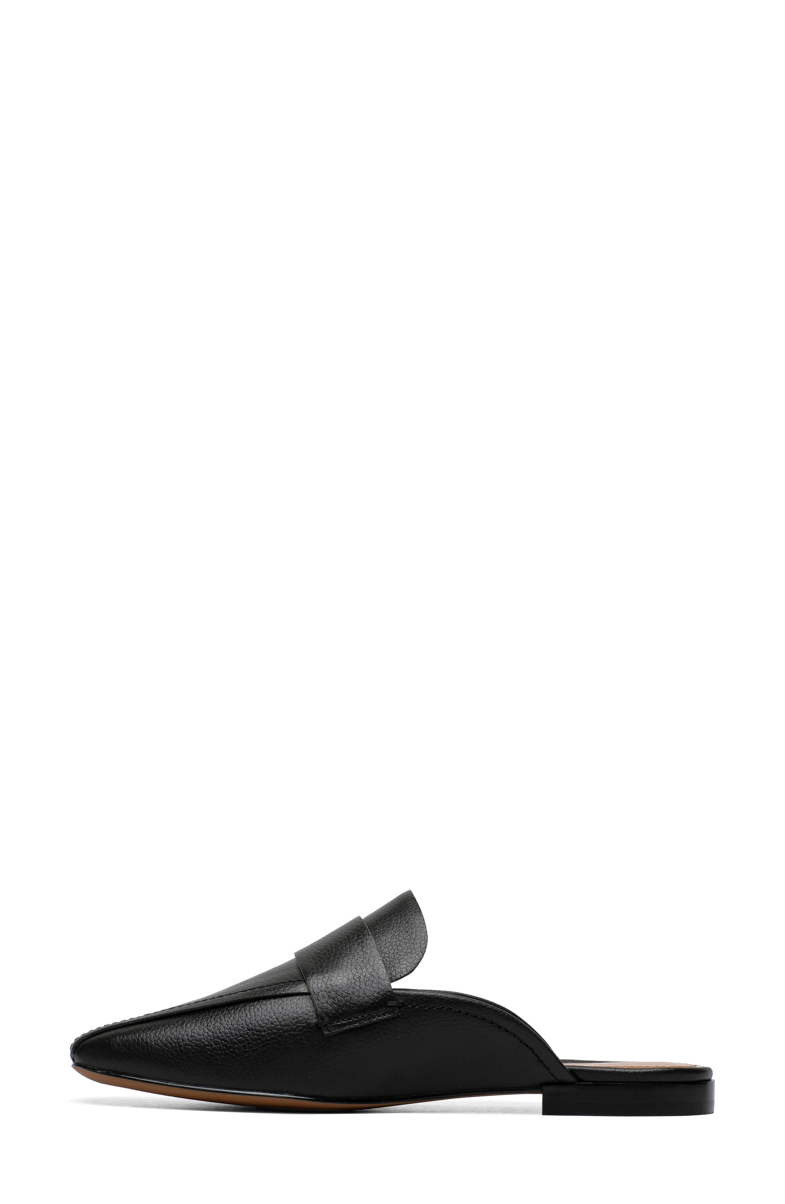 Linea Paolo Atlas Loafer Mule, Alternate, color, Black