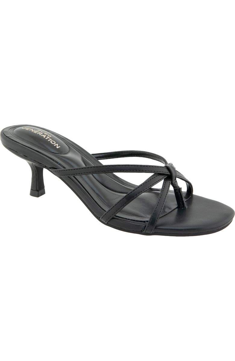 BCBGeneration Atlase Kitten Heel Flip Flop, Main, color, Black
