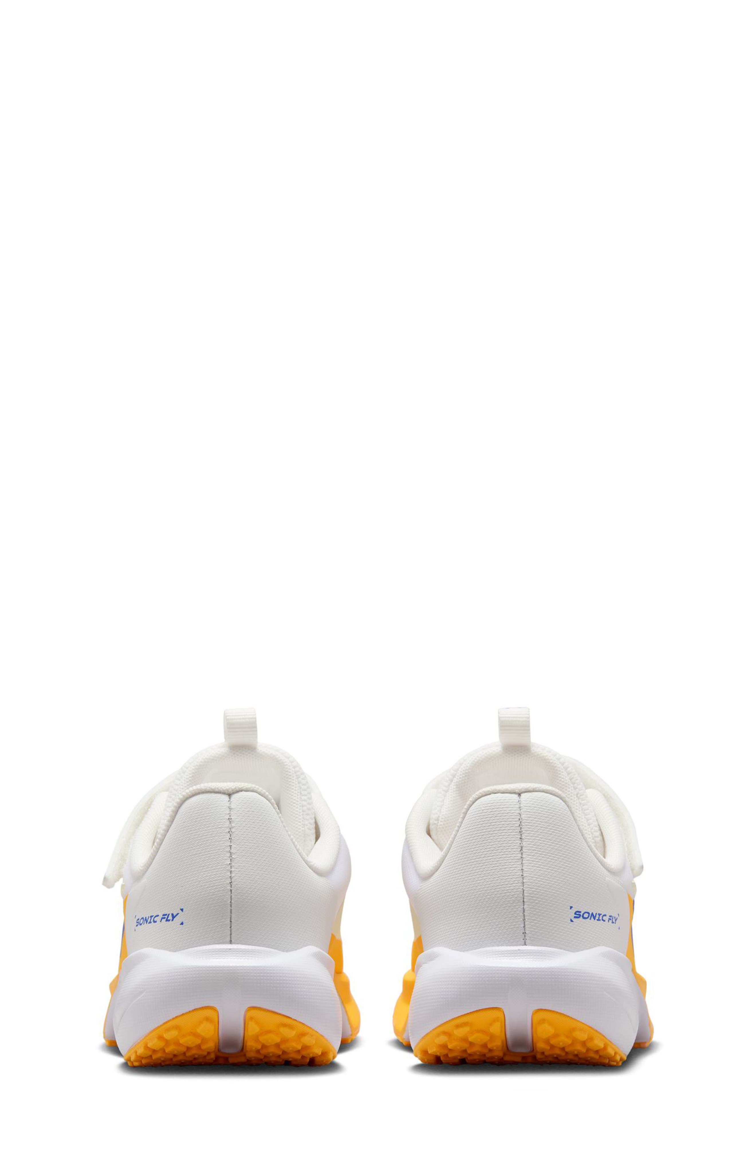 Nike Kids' Sonic Fly Running Shoe, Alternate, color, White/ Hyper Royal/ Volt