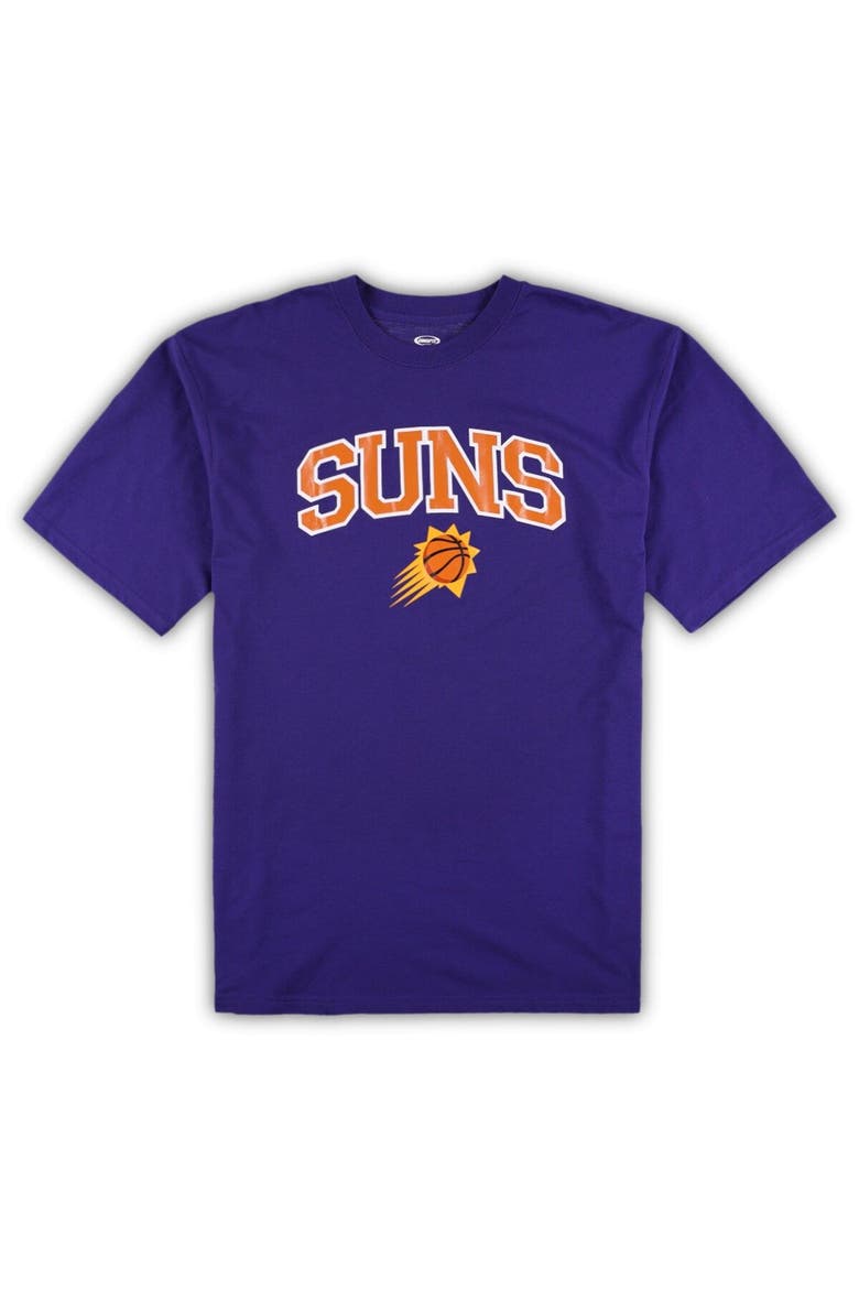 Men's Concepts Sport Purple/Heather Gray Phoenix Suns Big & Tall T-Shirt and Pajama Pants Sleep Set, Alternate, color, Purple