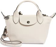 Longchamp Extra Small Le Pliage Xtra Leather Top Handle Bag