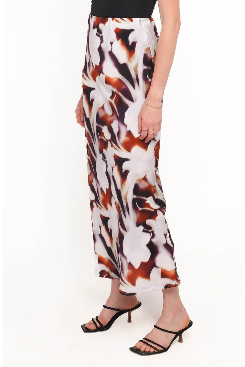 Cheryl Print Maxi Skirt, Alternate, color, BLURRED FLORAL