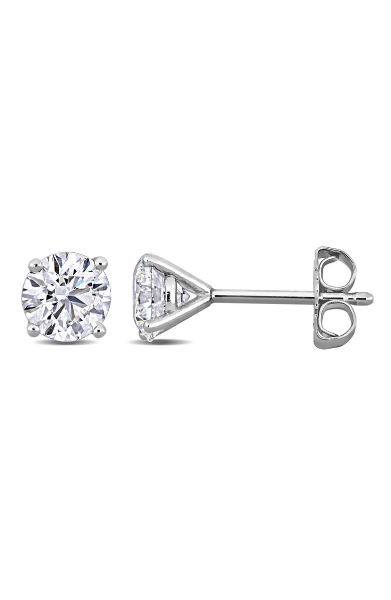 Julianna B. 1 CTW Lab-Grown Diamond Stud Earrings Platinum, Main, color, White Gold