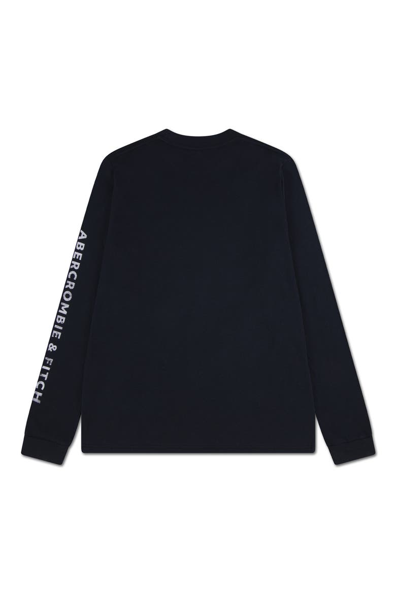 Kids' Mountain Range Long Sleeve Graphic T-Shirt, Alternate, color, ANF ANTHRACITE
