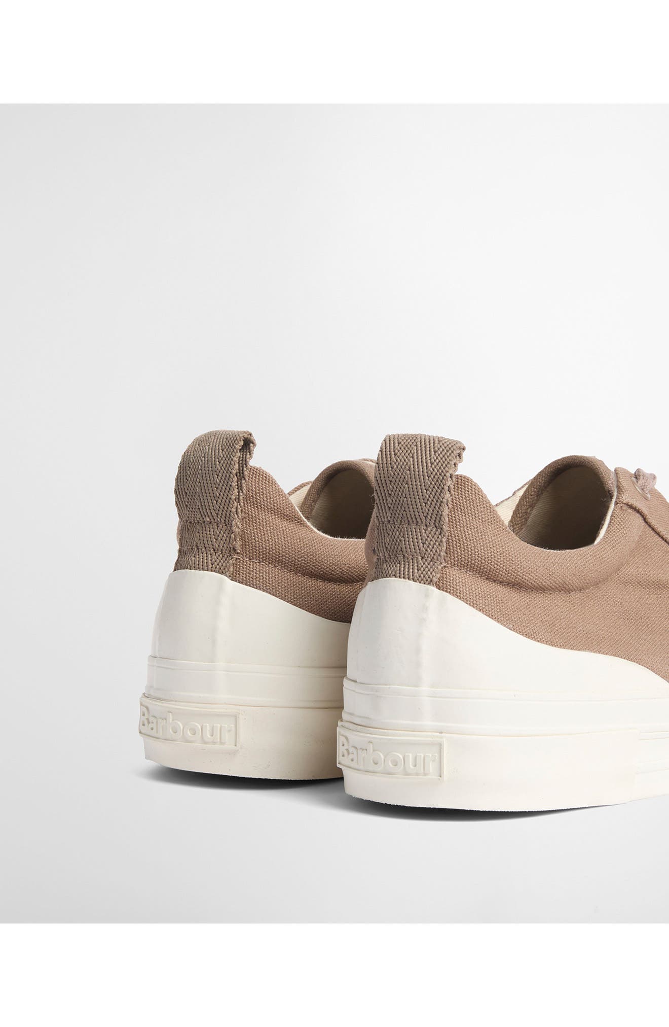 Barbour Stanhope Canvas Low Top Sneaker, Alternate, color, Taupe