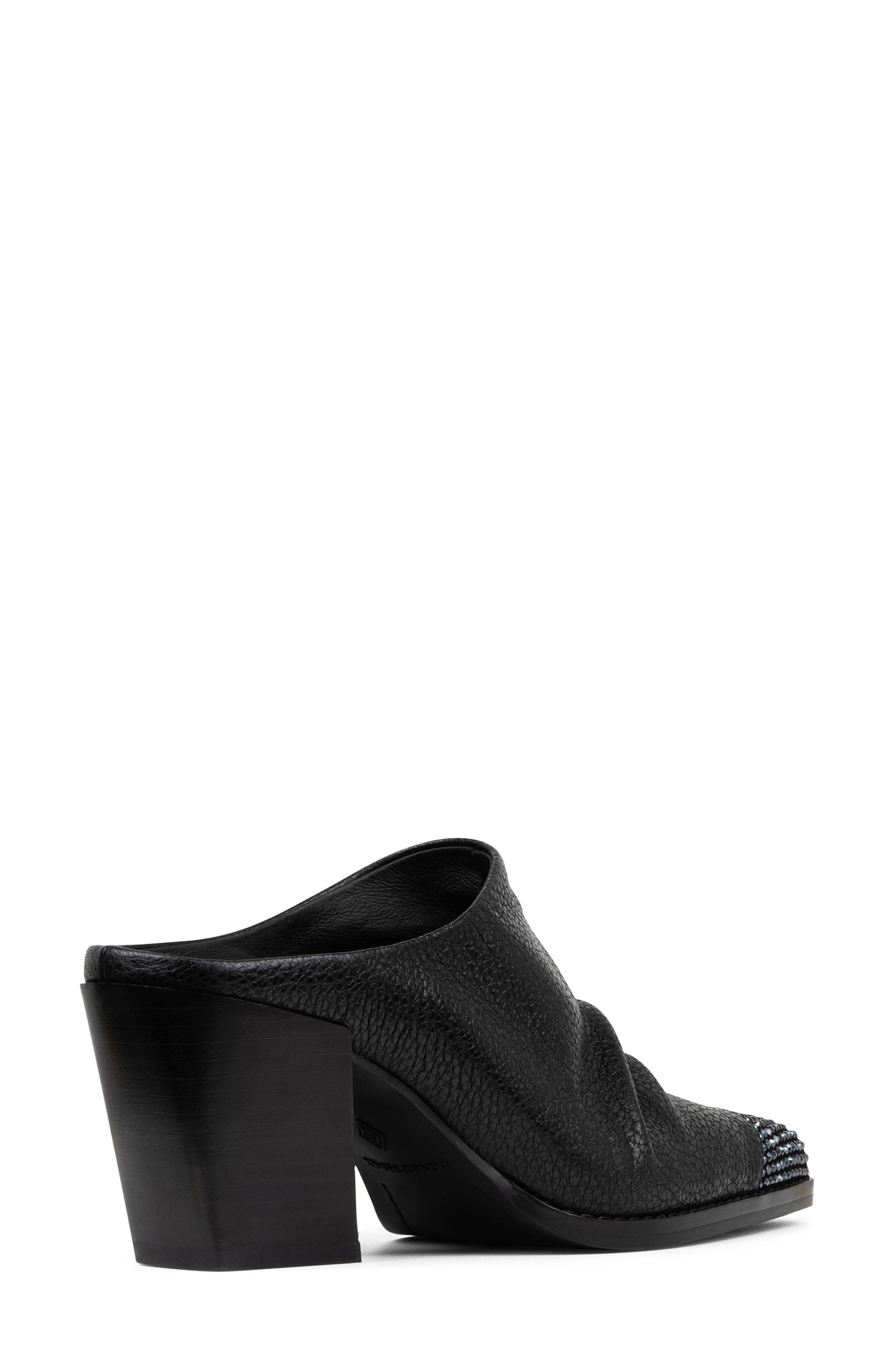 Donald Pliner Western Mule, Alternate, color, Black
