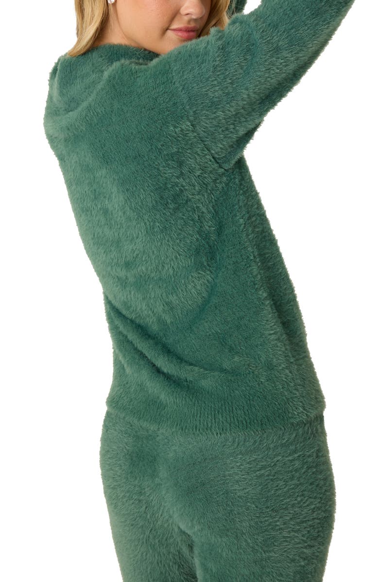 PJ Salvage Campfire Cozy Half Zip Lounge Sweatshirt, Alternate, color, 