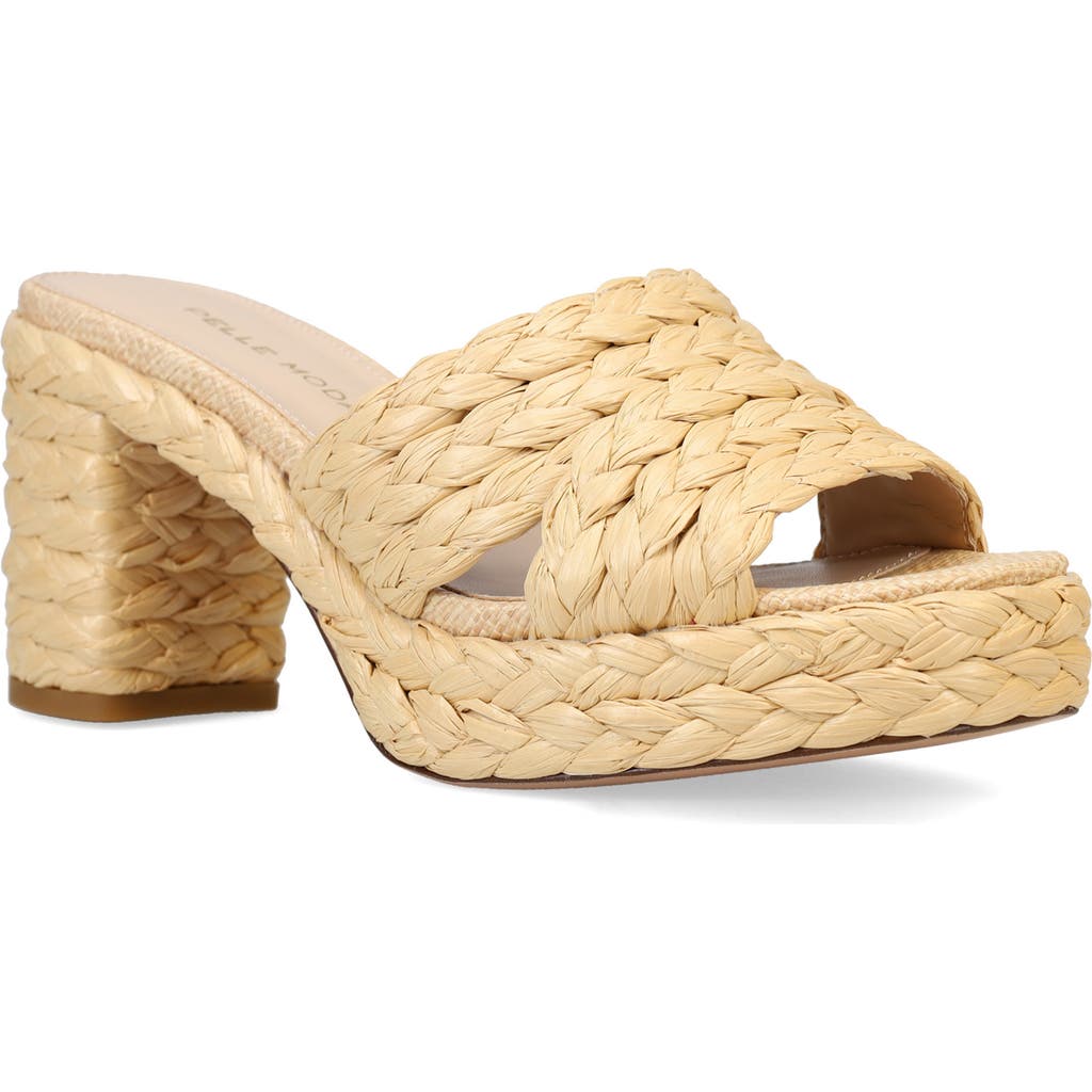 Pelle Moda Camren Platform Sandal In Natural