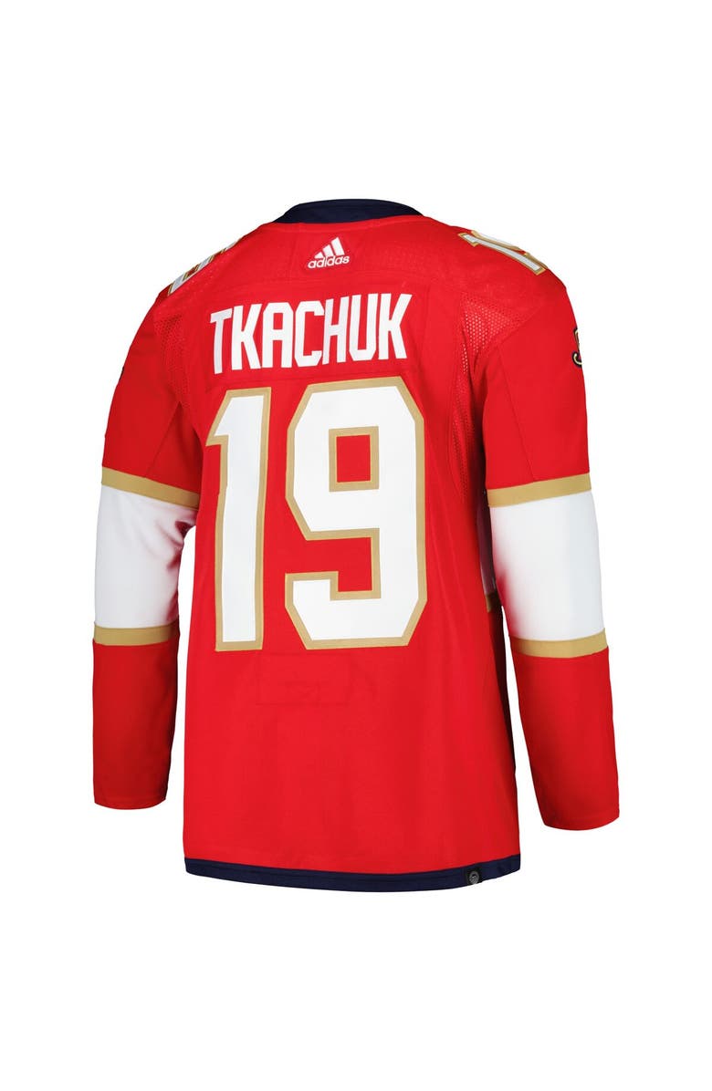 adidas Men's adidas Matthew Tkachuk Red Florida Panthers Home Primegreen Authentic Pro Player Jersey, Alternate, color, 