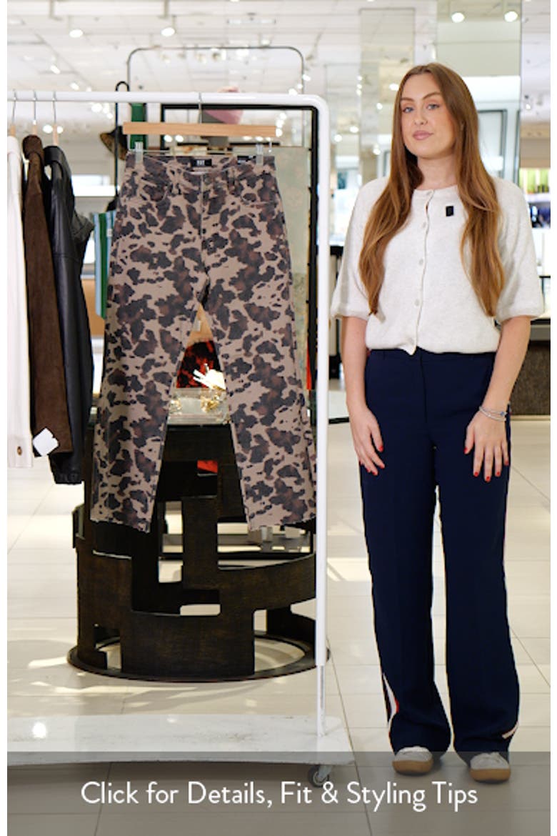 Kelsey Raw Hem High Waist Ankle Flare Jeans video