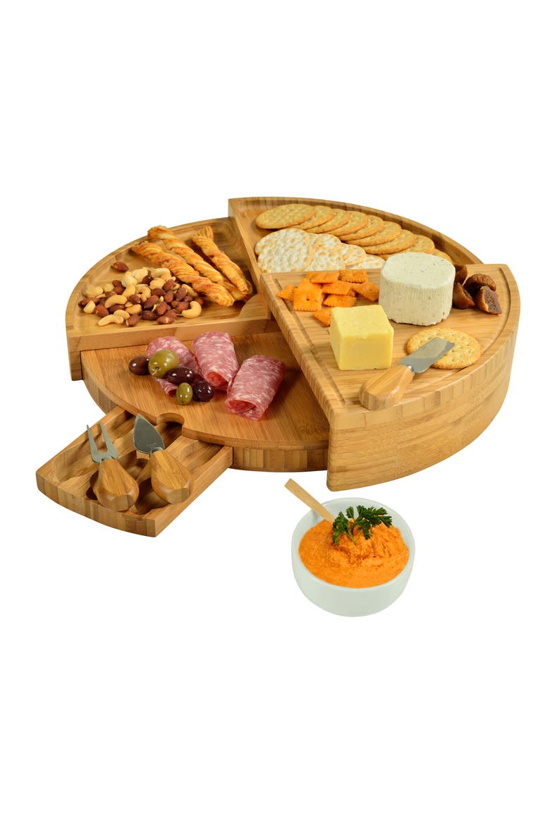 Convertible 6-Piece Charcuterie Set, Alternate, color, NATURAL