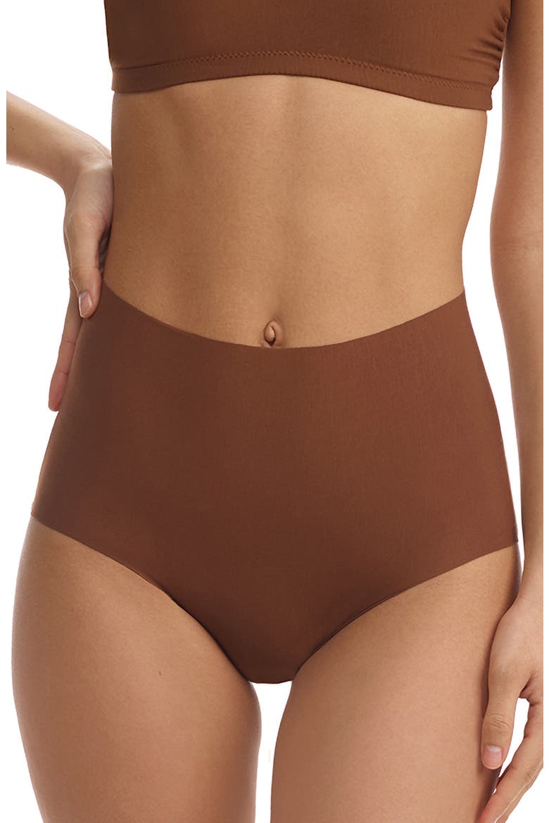 Butter High Rise Briefs, Main, color, CINNAMON