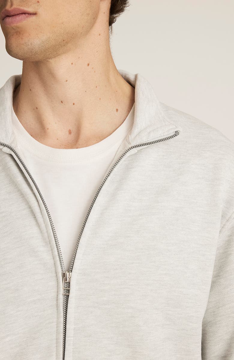 Mavi Jeans Edition Zip-Up Cotton Blend Sweatshirt, Alternate, color, Kar Melange