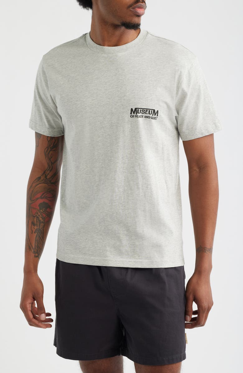 Museum of Peace & Quiet Establish Graphic T-Shirt, Main, color, Ash