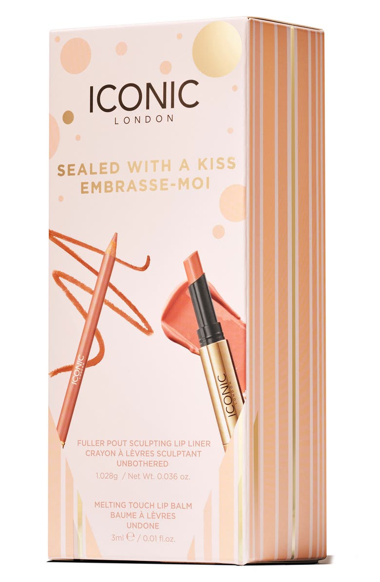 ICONIC LONDON Sealed with a Kiss Lip Liner & Lip Balm Set $52 Value, Alternate, color, 