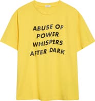 Second Layer Abuse of Power Graphic T-Shirt