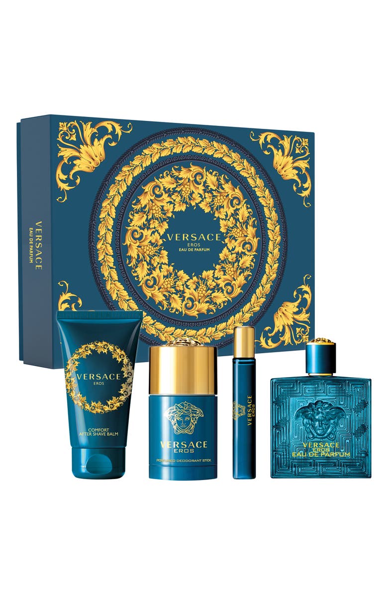 Versace Eros Eau de Parfum Fragrance Set $203 Value, Main, color, 