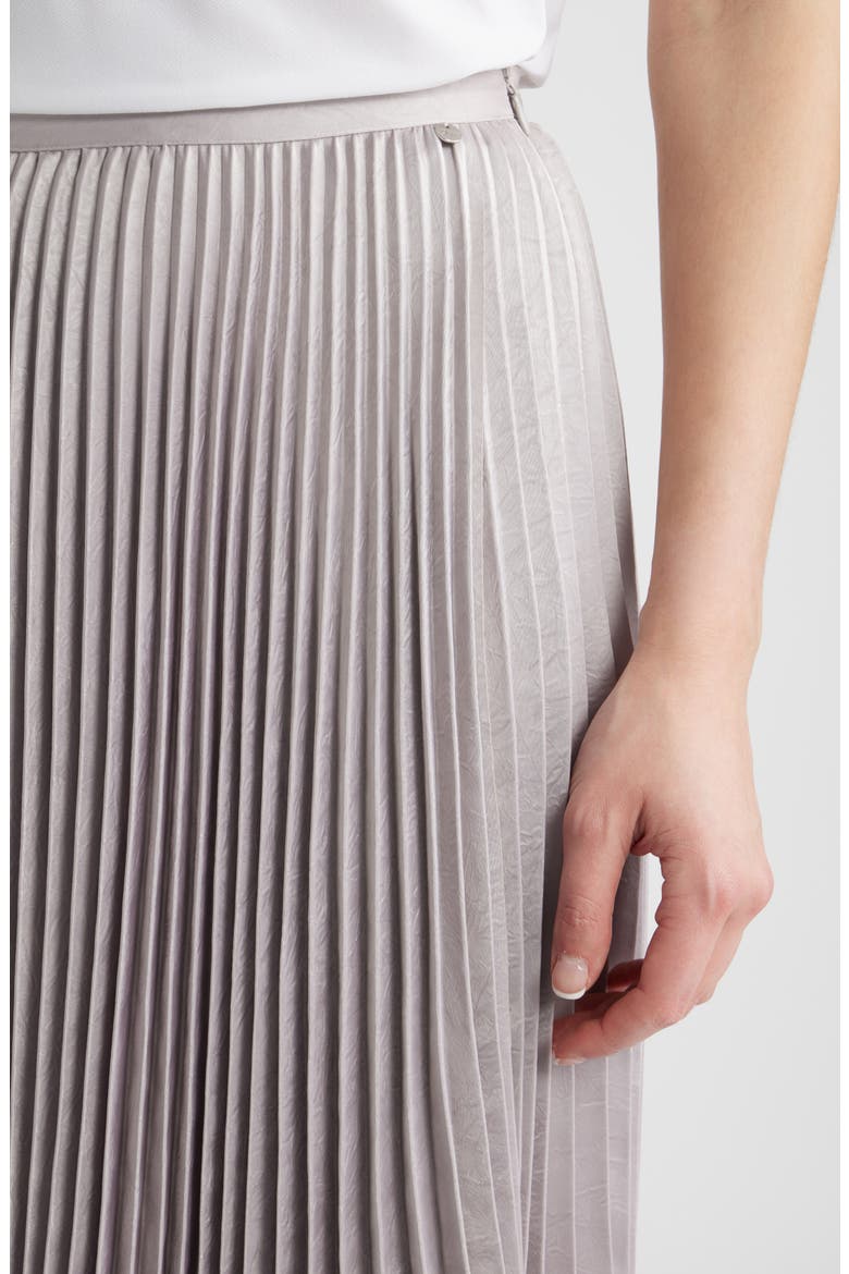 Vlantel Pleated Asymmetric Midi Skirt, Alternate, color, OPEN PRPLE