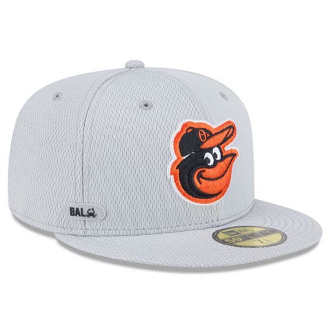 Men's New Era Gray Baltimore Orioles 2025 MLB Clubhouse 59FIFTY Fitted Hat