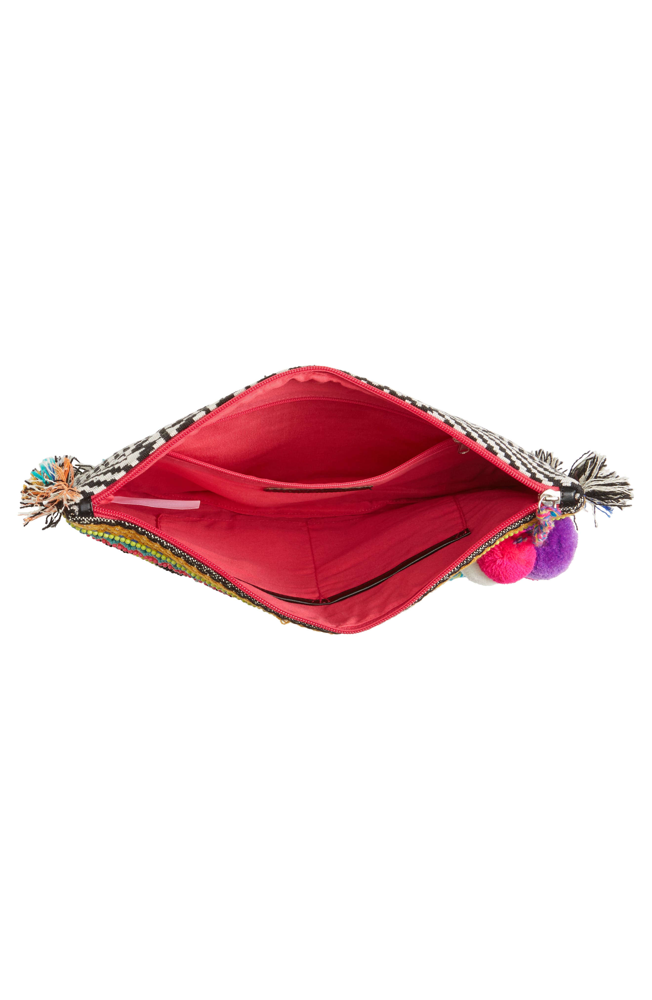 Resort Embellished Clutch, Alternate, color, PINK MULTI