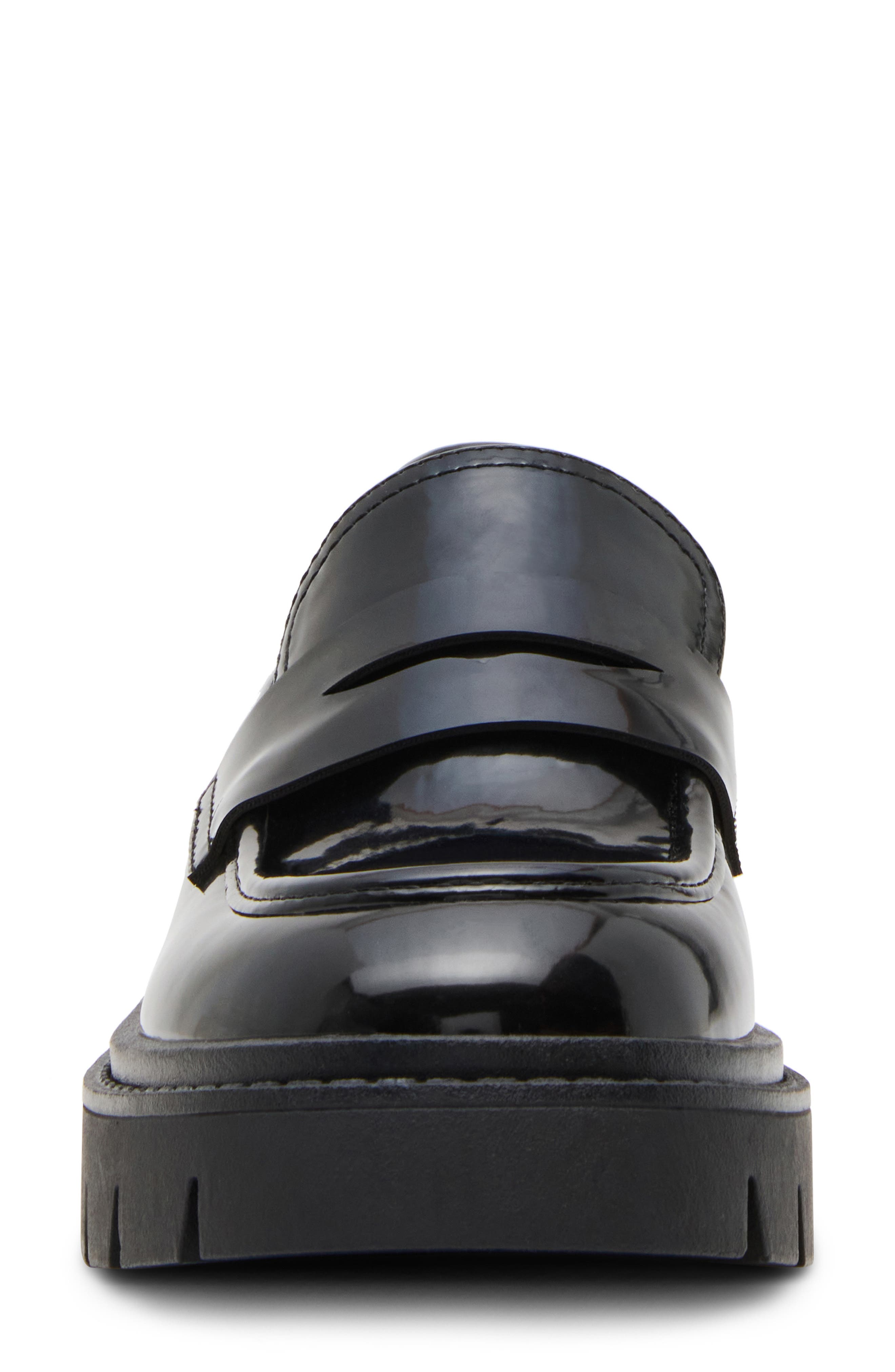Milliee Faux Leather Penny Loafer, Alternate, color, BLACK BOX