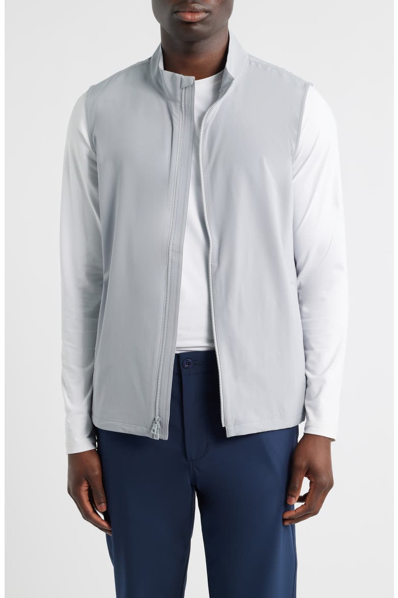 Dunes Water Resistant Golf Vest, Main, color, GALE GREY