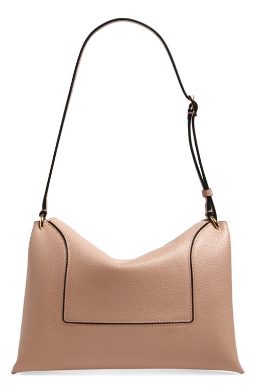Wandler Penelope Slouch Leather Shoulder Bag In Brown