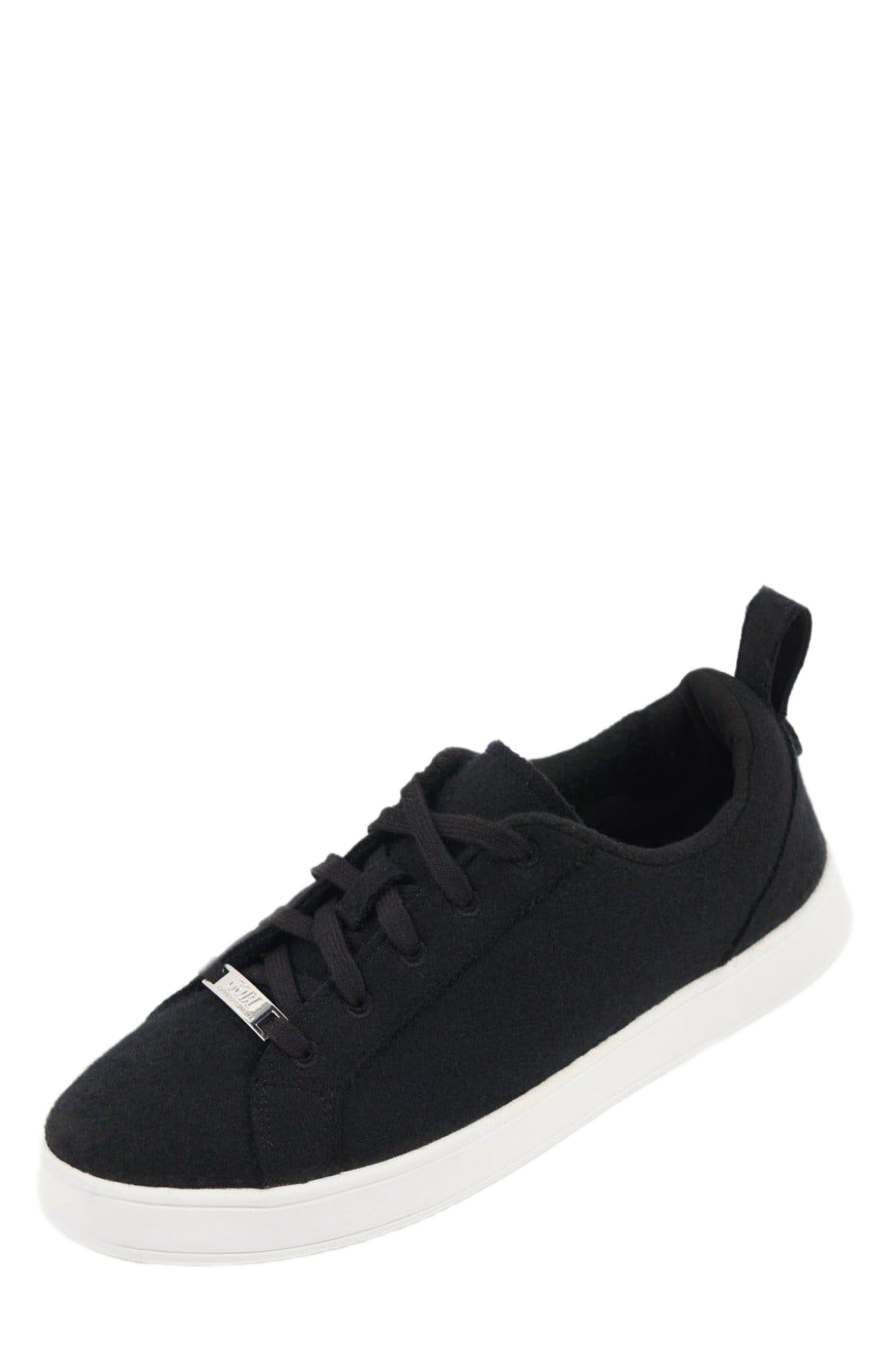 GOBI Mongolian Cashmere Cashmere Low Ankle Sneakers, Alternate, color, Black