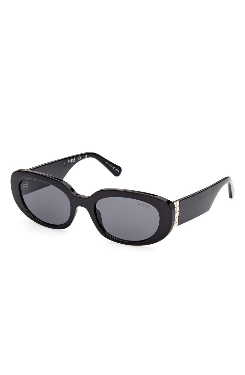GUESS 54mm Oval Sunglasses, Main, color,