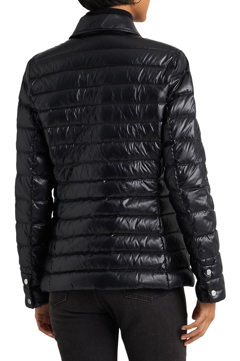 Down Puffer Jacket, Alternate, color, BLACK