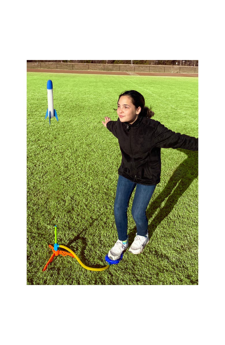 Nothing But Fun Toys Light Up Jump Rockets, 3 Foam Rockets, Airpowered, Alternate, color,