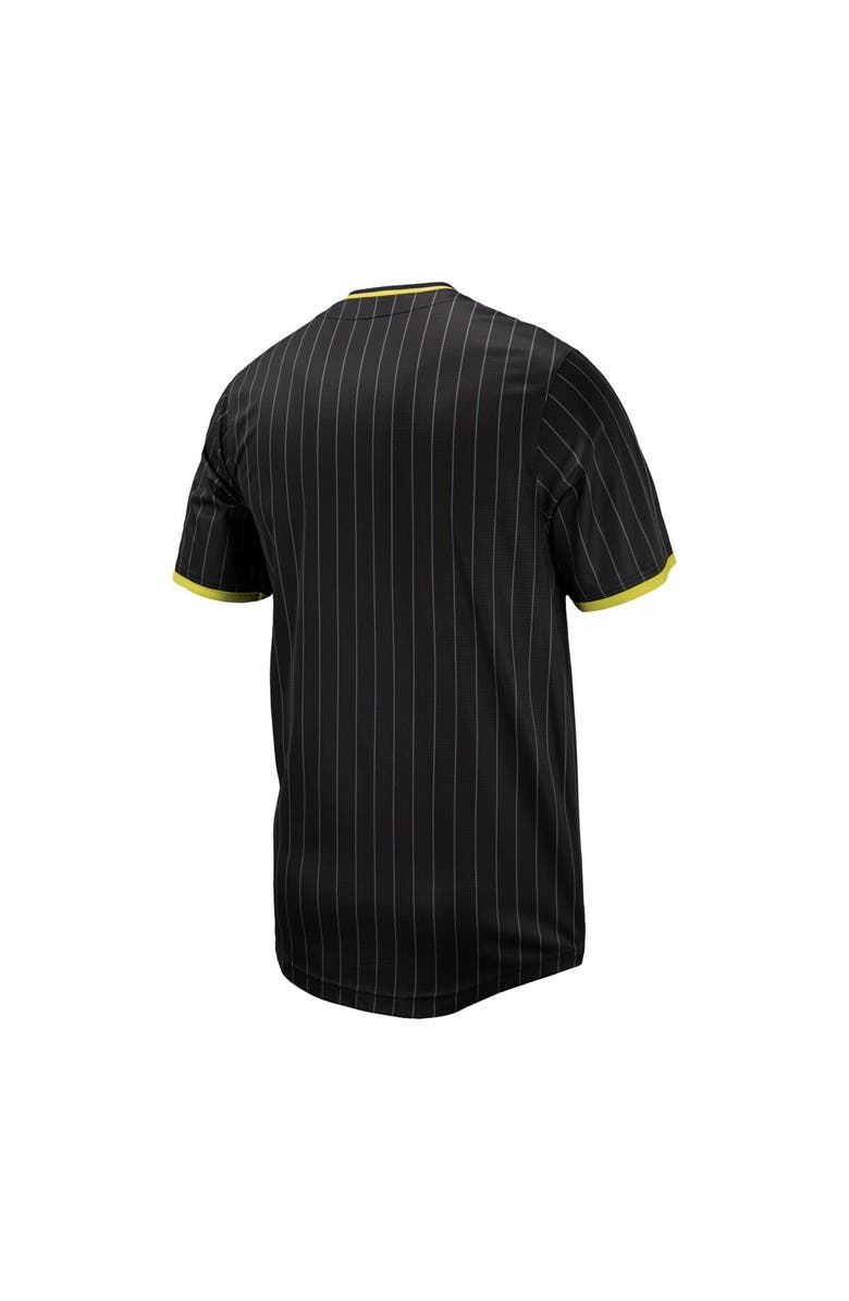 Nike Men's Nike Black Oregon Ducks Pinstripe Replica Baseball Jersey, Alternate, color,