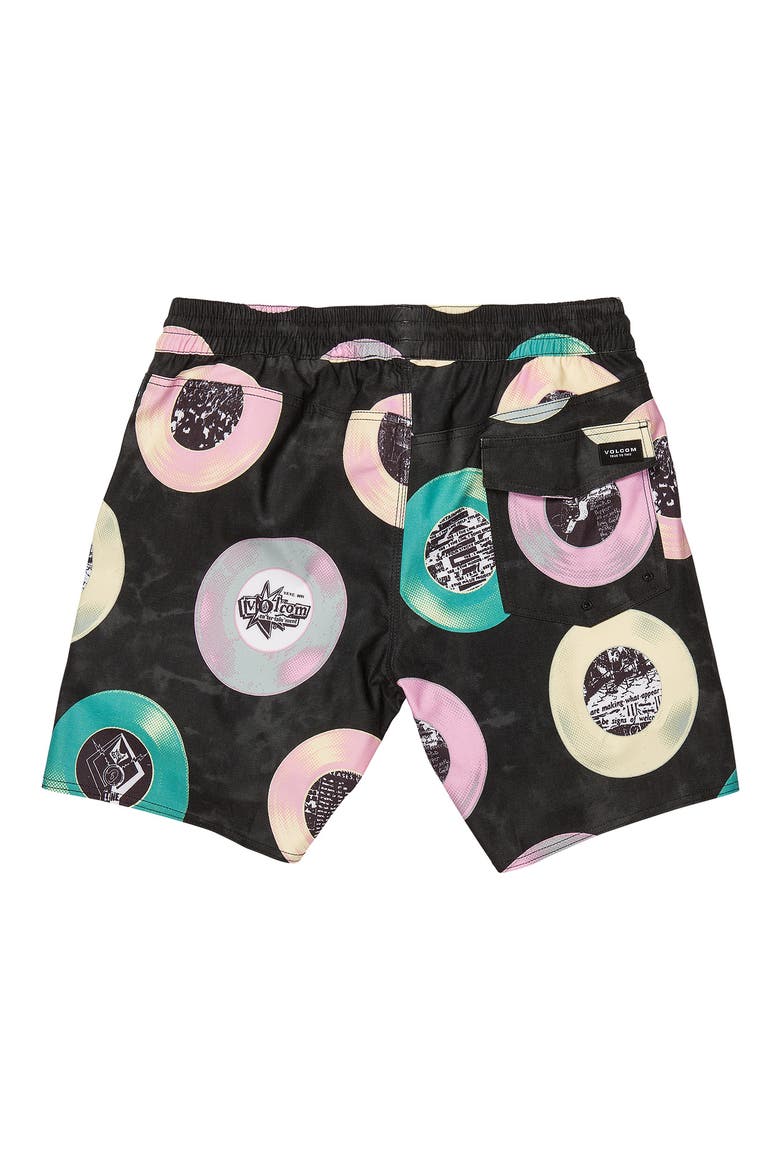 Stoney Mod-Tech Swim Trunks, Alternate, color, BLACK