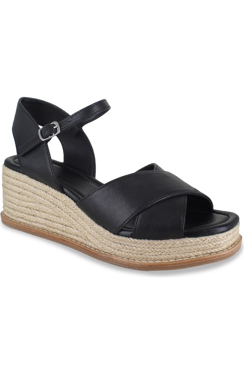 Splendid Danny Ankle Strap Espadrille Platform Wedge Sandal, Main, color,