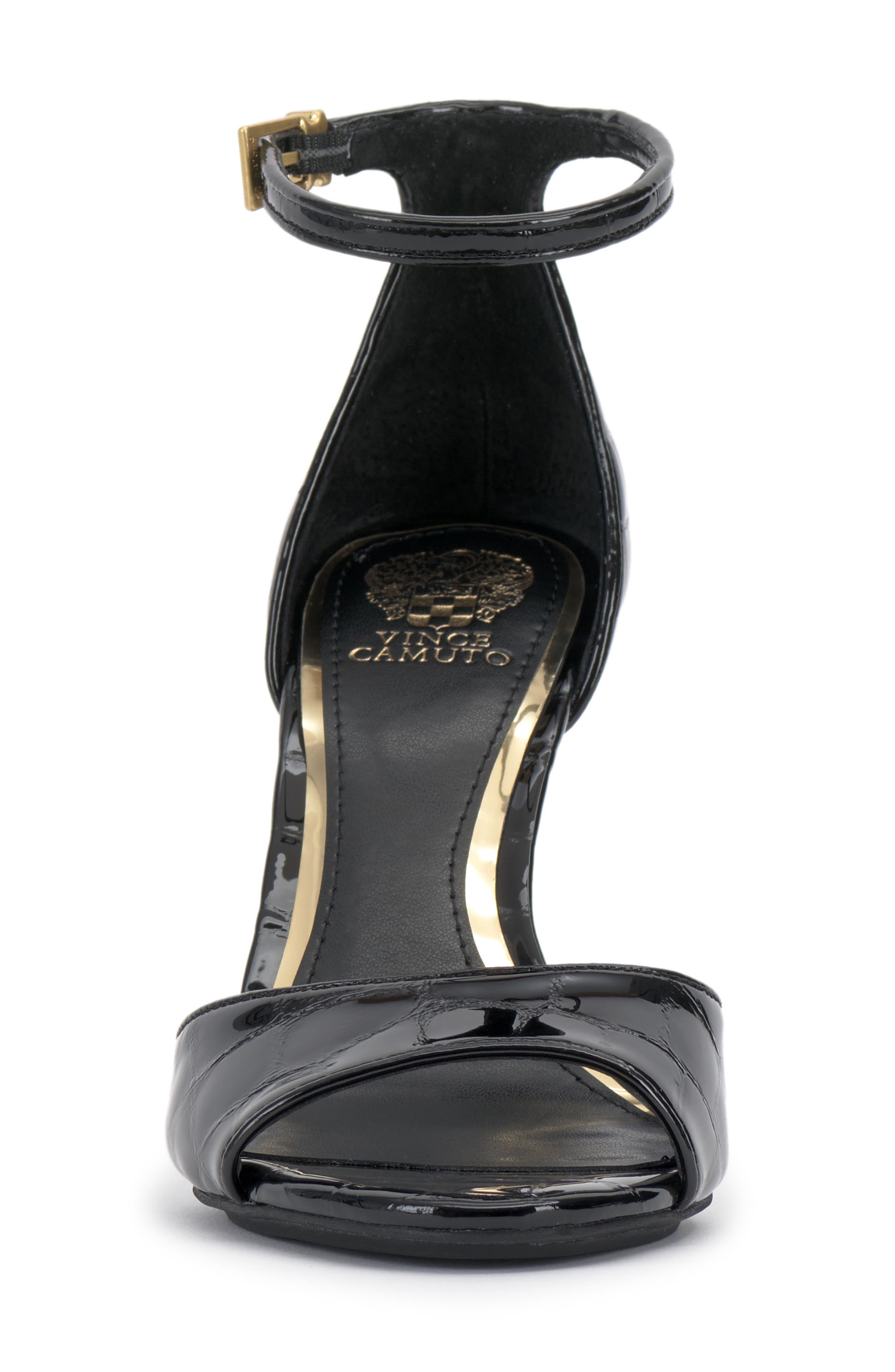 Vince Camuto Aliza Open Toe d'Orsay Pump, Alternate, color, Black