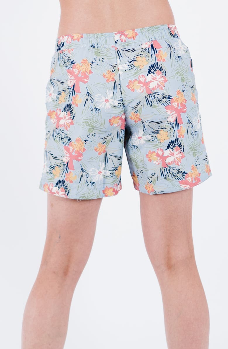 Calypsa 7" Board Shorts, Alternate, color, Hawaiian Paradise