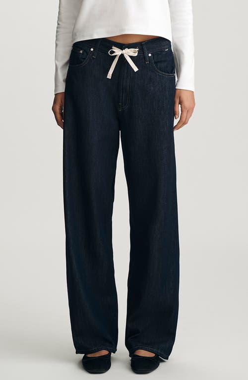 Mavi Jeans Nella Drawstring High Waist Jeans In Blue