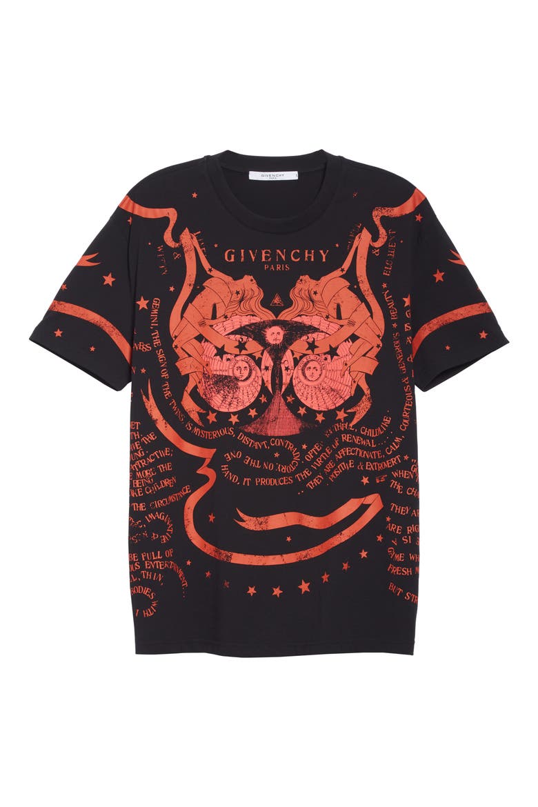 Gemini Graphic Tee, Alternate, color, BLACK/ RED