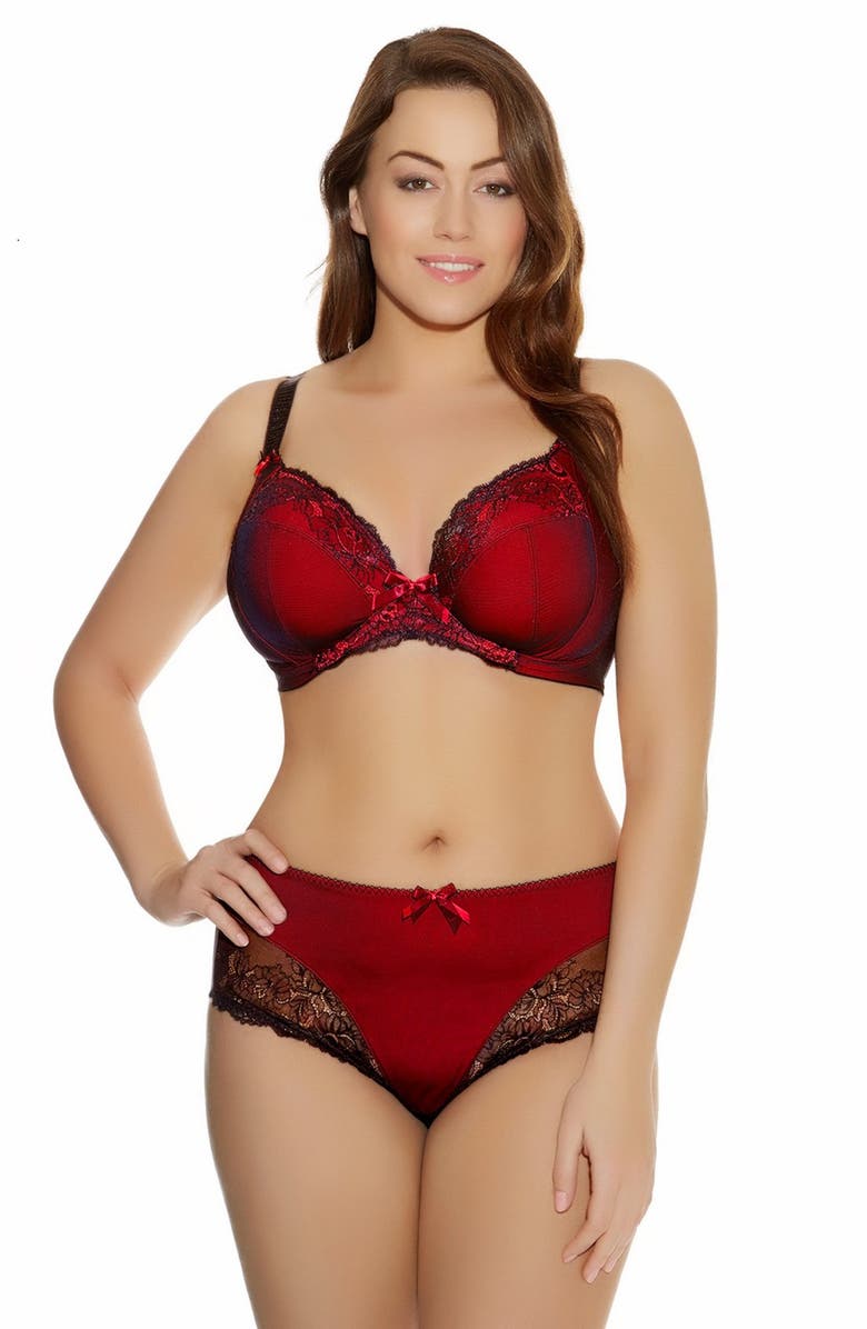 Elomi 'Anushka' Underwire Plunge Bra, Alternate, color,