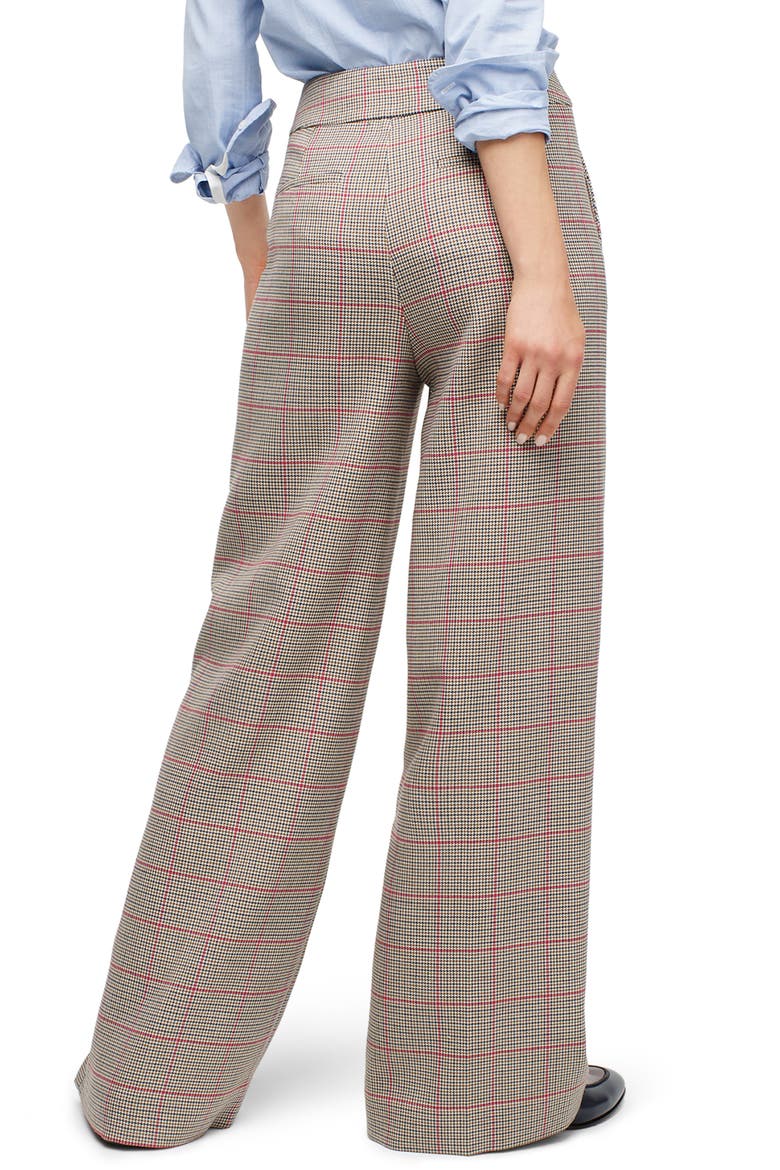 Frankie Rose Plaid Pants, Alternate, color, NATURAL ROSE
