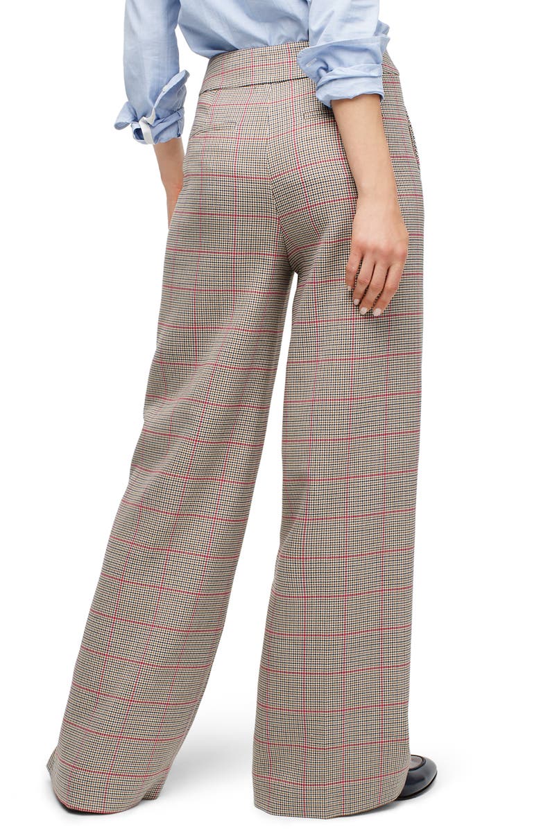 J.Crew Frankie Rose Plaid Pants, Alternate, color,