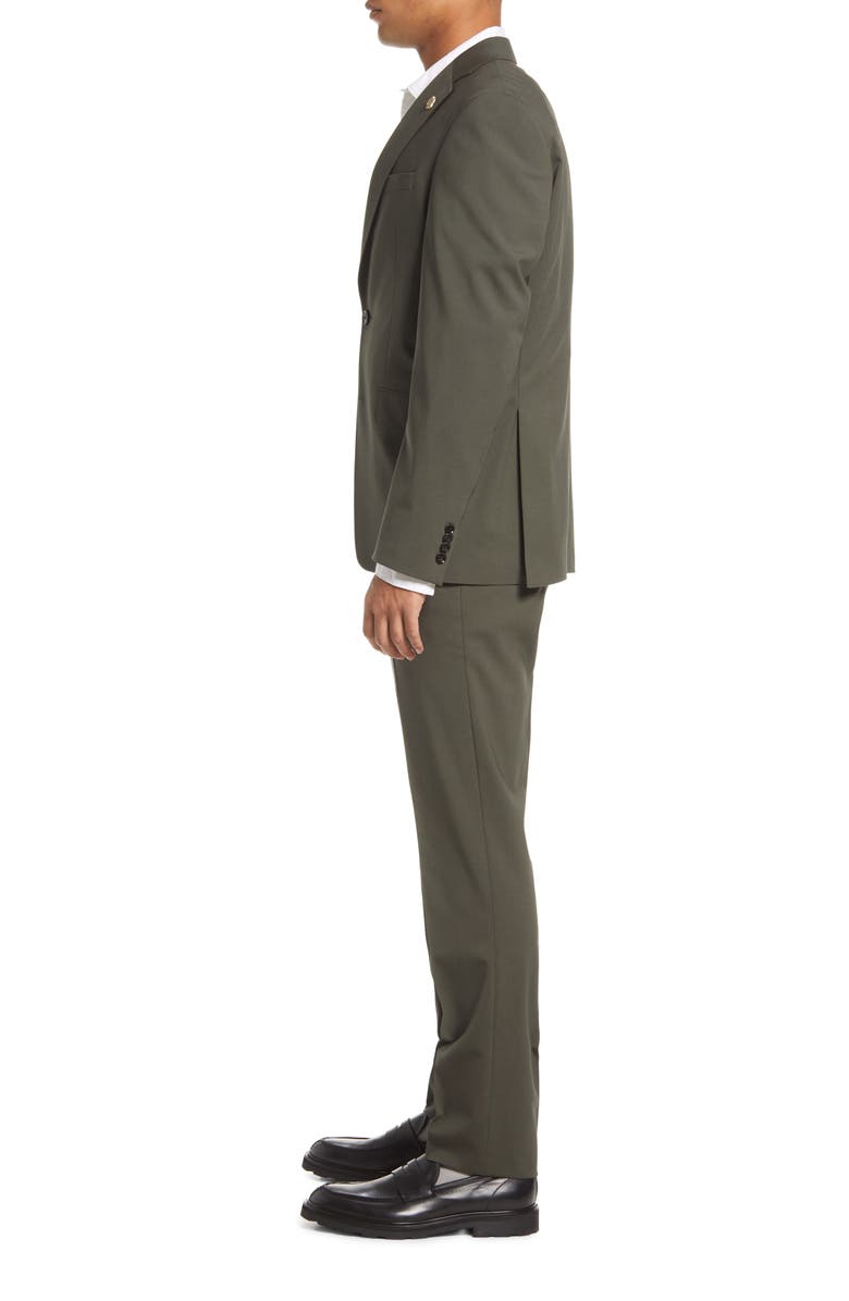 Ted Baker London Roger Extra Slim Fit Stretch Wool Suit, Alternate, color, 