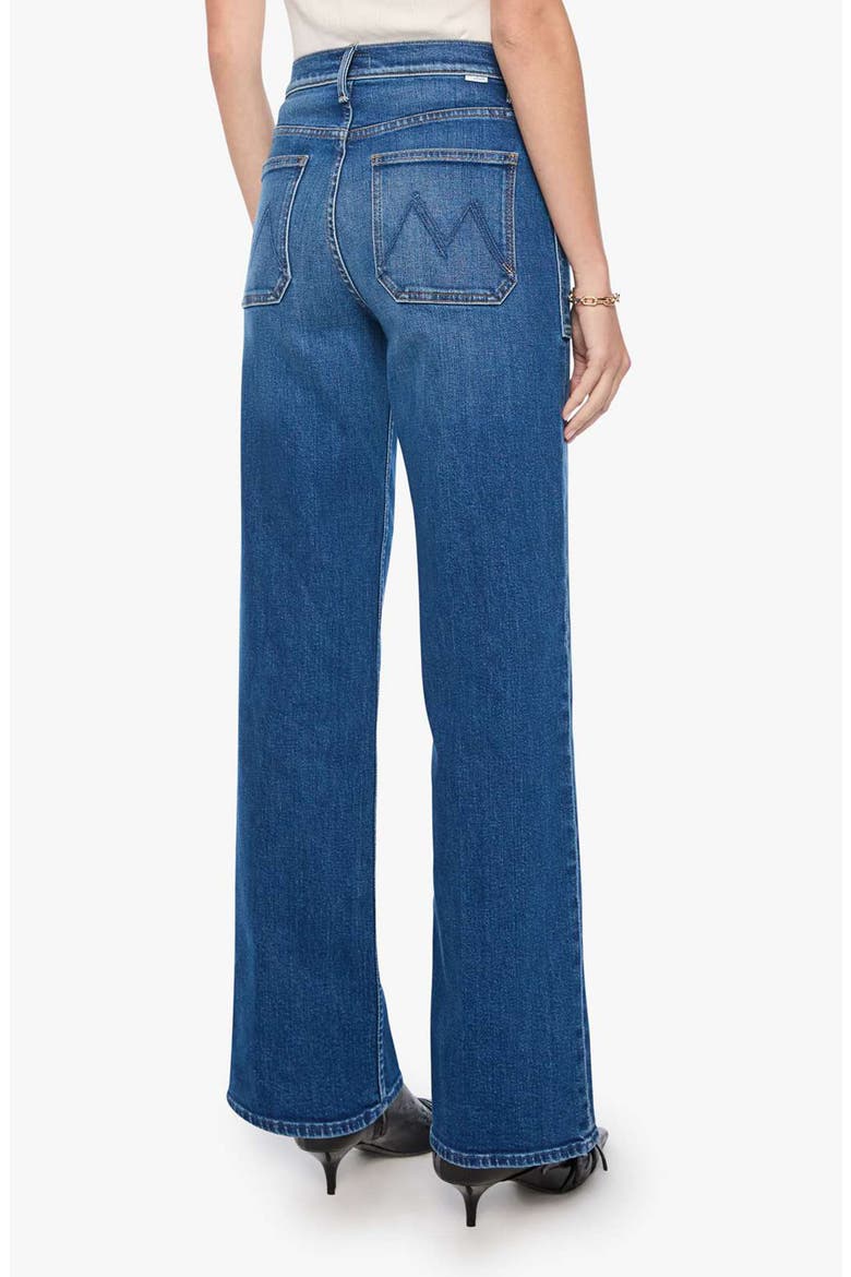 The Patch Maven Sneak High Rise Wide Leg Jeans, Alternate, color, SPARE ME THE DRAMA
